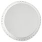 Hearth and Haven Ruby Outdoor Barrel End Table with Lace-Cut Design in White, , large