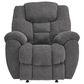 Ashley Foreside Manual Rocker Recliner in Charcoal, , large