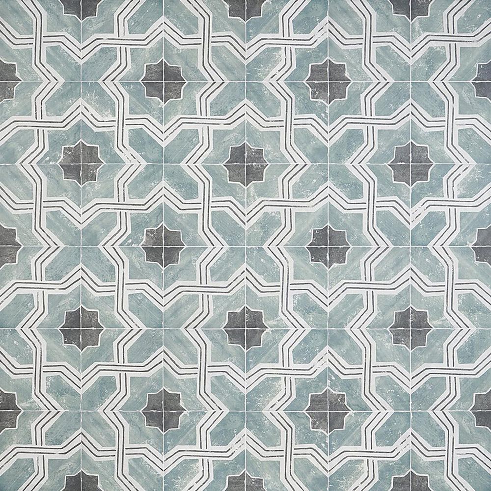 Soho Studio Carino Deco Iberia 8&quot; x 8&quot; Porcelain Tile, , large