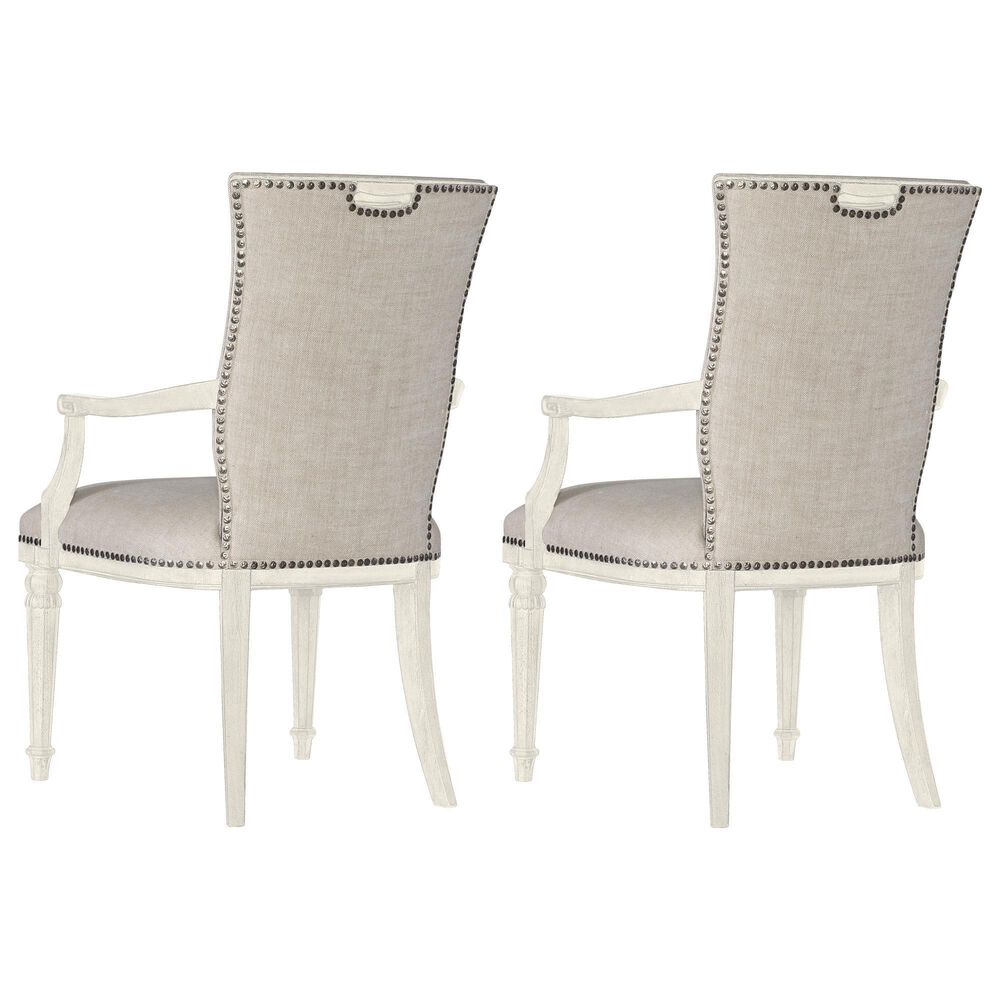 Hooker Furniture Traditions 38.25&quot; Arm Chair in Soft White &#40;Set of 2&#41;, , large