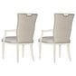 Hooker Furniture Traditions 38.25" Arm Chair in Soft White (Set of 2), , large