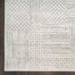 Nourison Glitz GLZ09 Silver and Grey 9" x 12" Area Rug, , large