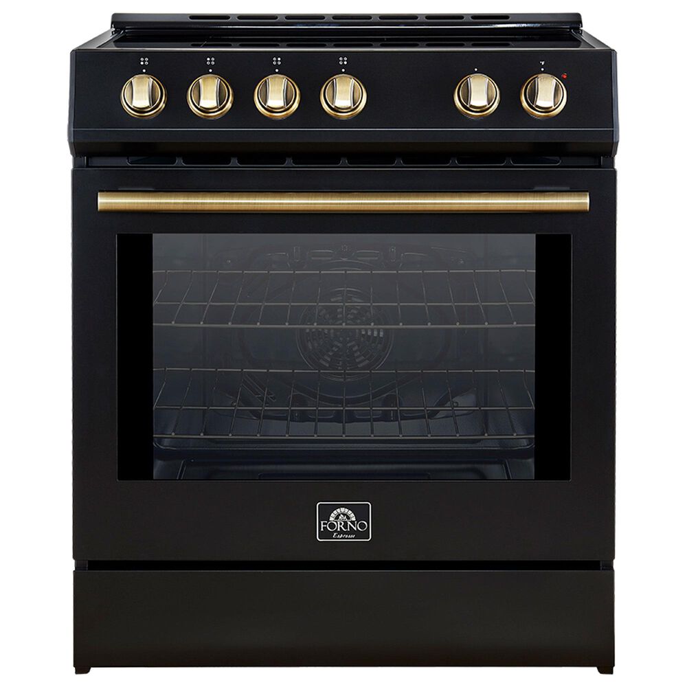 Forno Leonardo 30" Slide-In Induction Range in Black, , large