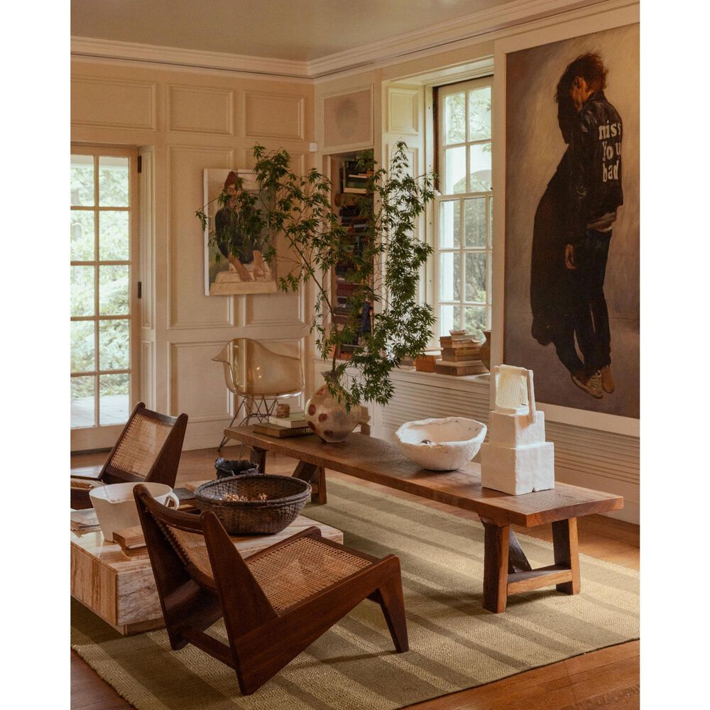 Loloi Weatherstaff Natural and Olive 2'3" x 3'9" Area Rug, , large