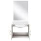 Lexora Home Geneva 24" Single Bathroom Vanity in Navy Blue with 2 cm White Quartz Top, Rectangular Sink and 18" Mirror, , large