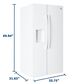 GE Appliances 24 Cu. Ft. Counter-Depth Side-By-Side Refrigerator with Extra Tall Dispenser and Energy Star in White, , large