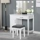 Pacific Landing Vanity 3 Piece Set with LED Lights in White, , large