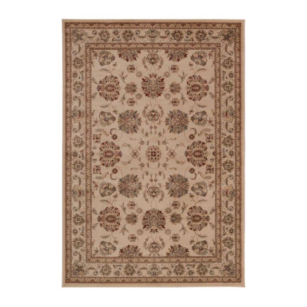 Nourison Ararat ARA03 5'3" x 7'4" Ivory Ivory Area Rug, , large