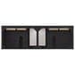James Martin Vanities Lorelai 72" Double Vanity in Black Onyx with 3 cm Carrara White Marble Top, , large