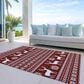 Dalyn Rug Company Wonderland WN28 3" x 5" Red Indoor/Outdoor Area Rug, , large