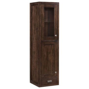 James Martin Vanities Addison 15" Grand Left Tower Hutch in Mid Century Acacia, , large