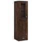 James Martin Vanities Addison 15" Grand Left Tower Hutch in Mid Century Acacia, , large