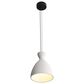 Golden Lighting Aethera 10" 1-Light LED Pendant in White Sandstone, , large