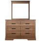 New Heritage Design Coventry Hall 5-Piece Queen Sleigh Bedroom Set in Pecan, , large