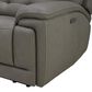 Interlochen 6-Piece Leather Power Reclining Sectional in Aline Light Gray, , large