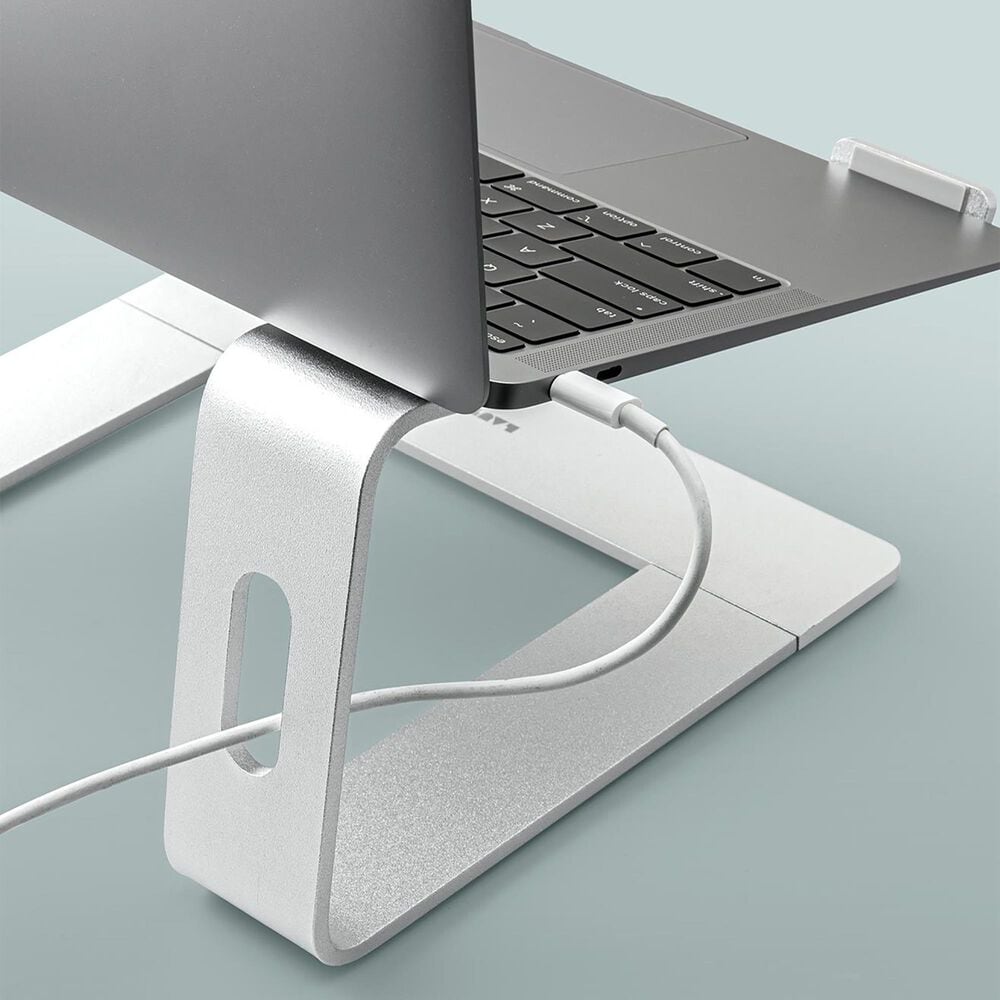 LAUT WorkStation Pro Universal Stand for Laptop/Tablet 12&quot; - 17&quot; in Silver, , large
