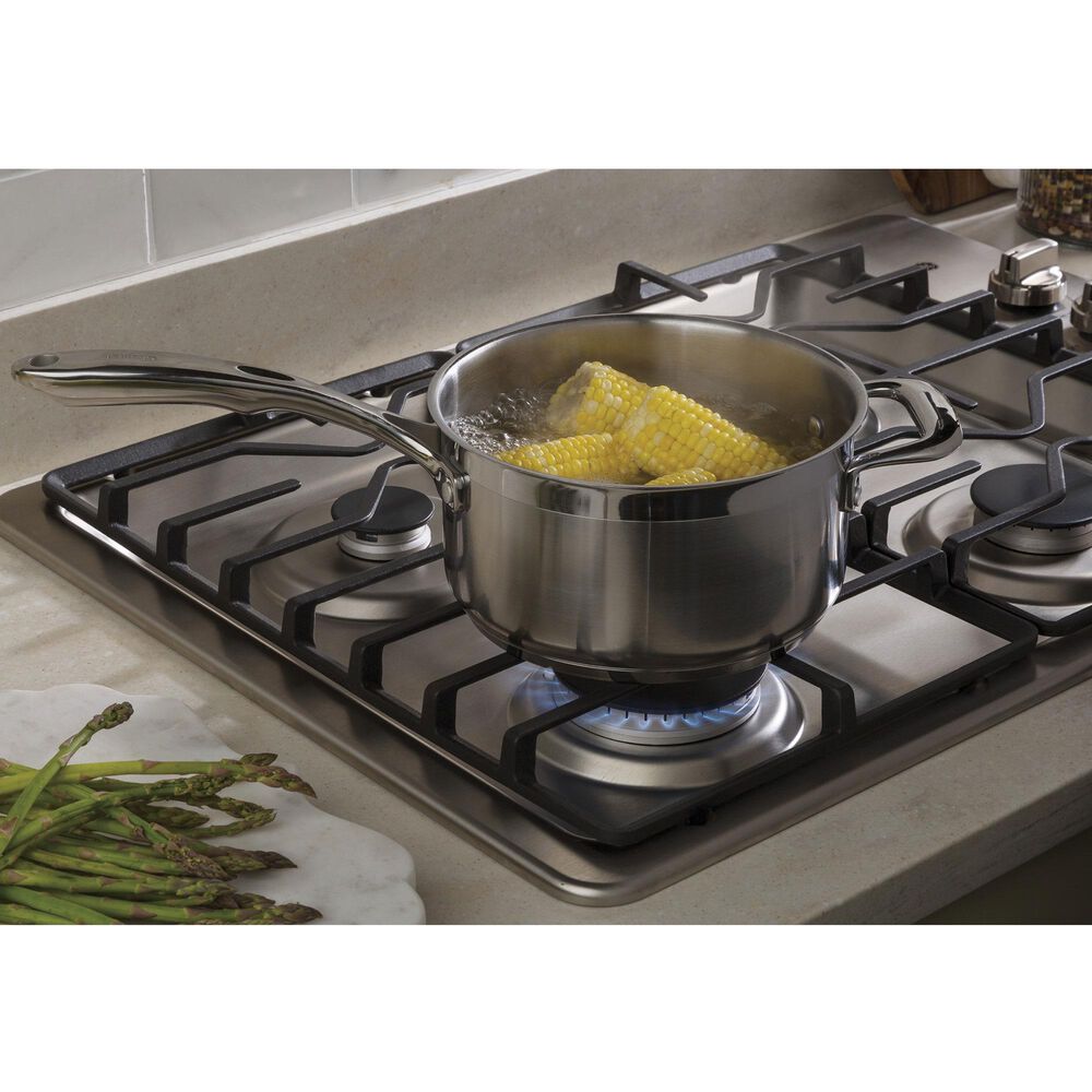 GE Appliances 2-Piece Kitchen Package with 30&quot; Gas Cooktop and Convection Single Wall Oven in Stainless Steel, , large