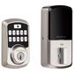 Kwikset Aura Bluetooth Enabled Smart Lock in Satin Nickel, , large