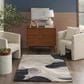 Nourison Prismatic Ivory and Black 3"9" x 5"9" Area Rug, , large