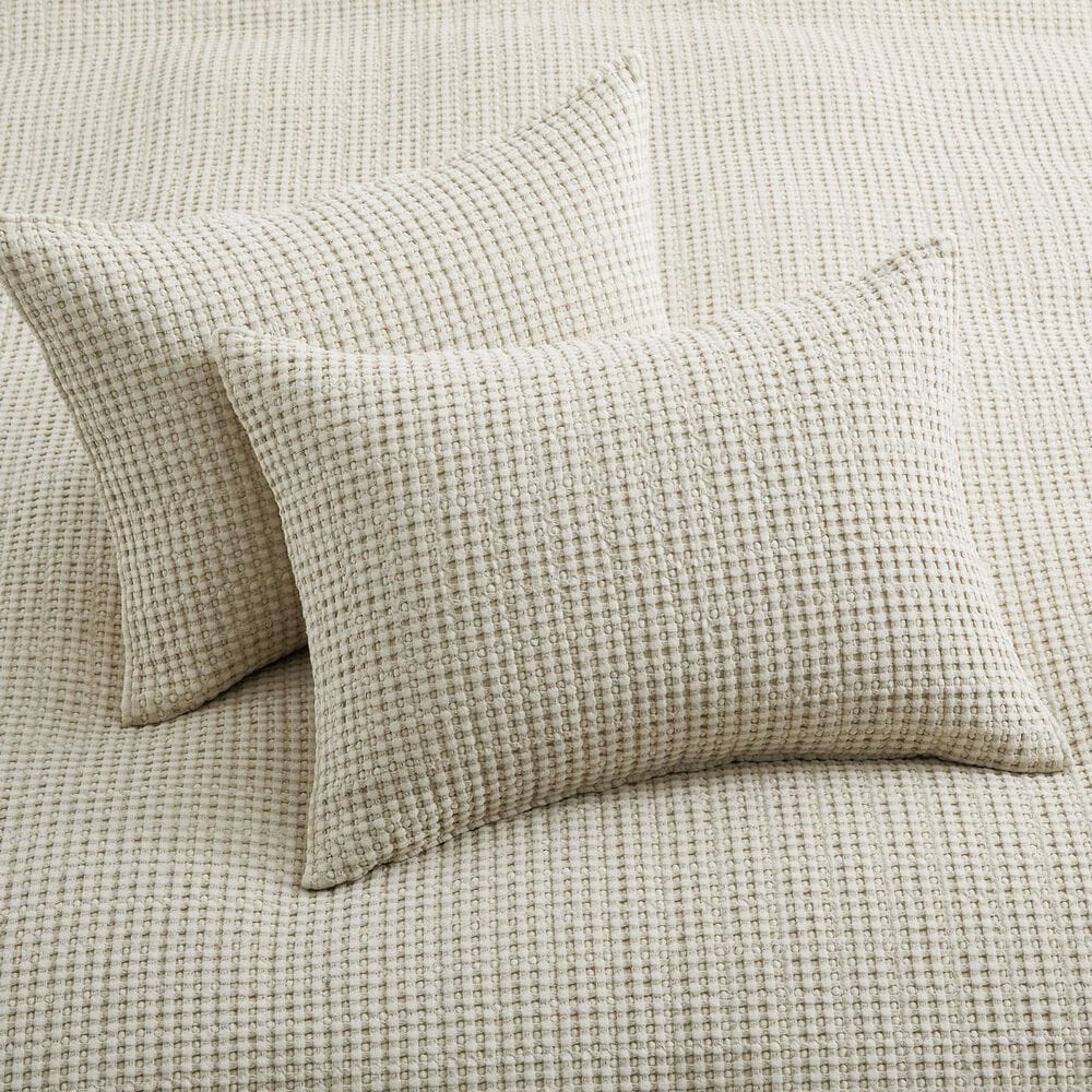 Levtex Mills Waffle 3-Piece King/California King Quilt Set in Wheat, , large