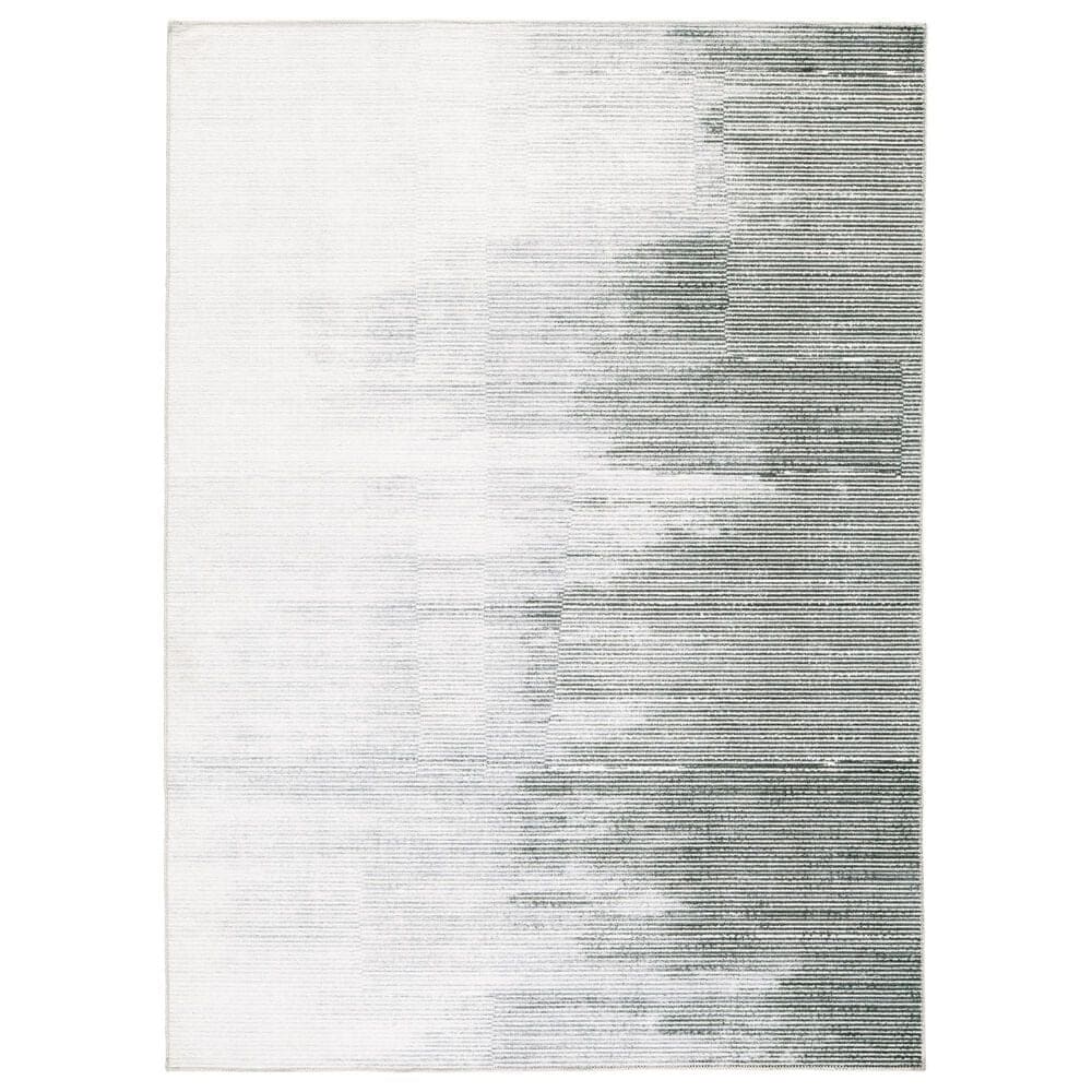 Ashley Milset 5"1" x 6"10" Black, White and Gray Area Rug, , large