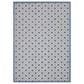 Nourison Aloha ALH26 12" x 15" Blue and Grey Indoor/Outdoor Area Rug, , large