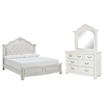 Ashley Montelaine 3-Piece California King Panel Bedroom Set in Antique White, , large