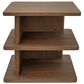 Moe"s Home Collection Casey Side Table in Dark Brown, , large