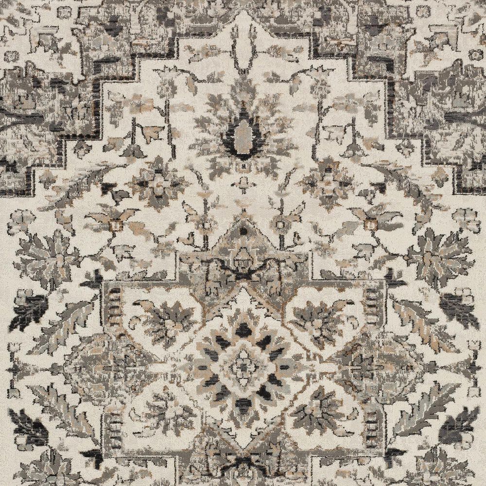 Karastan Cleo R1076 5&#39; 3&quot; X 8&#39; Light Grey Area Rug, , large