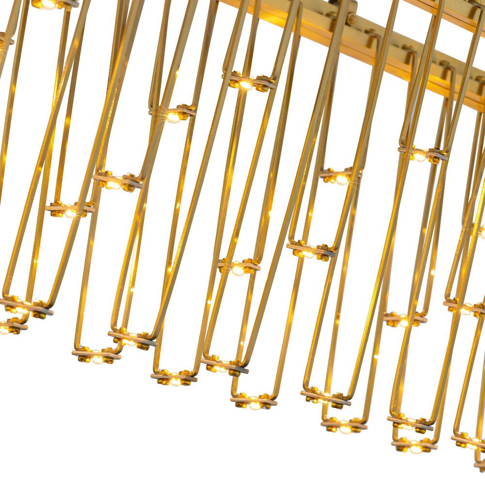 Golden Lighting Lucerna 48" 1-Light LED Linear Pendant in Gold, , large