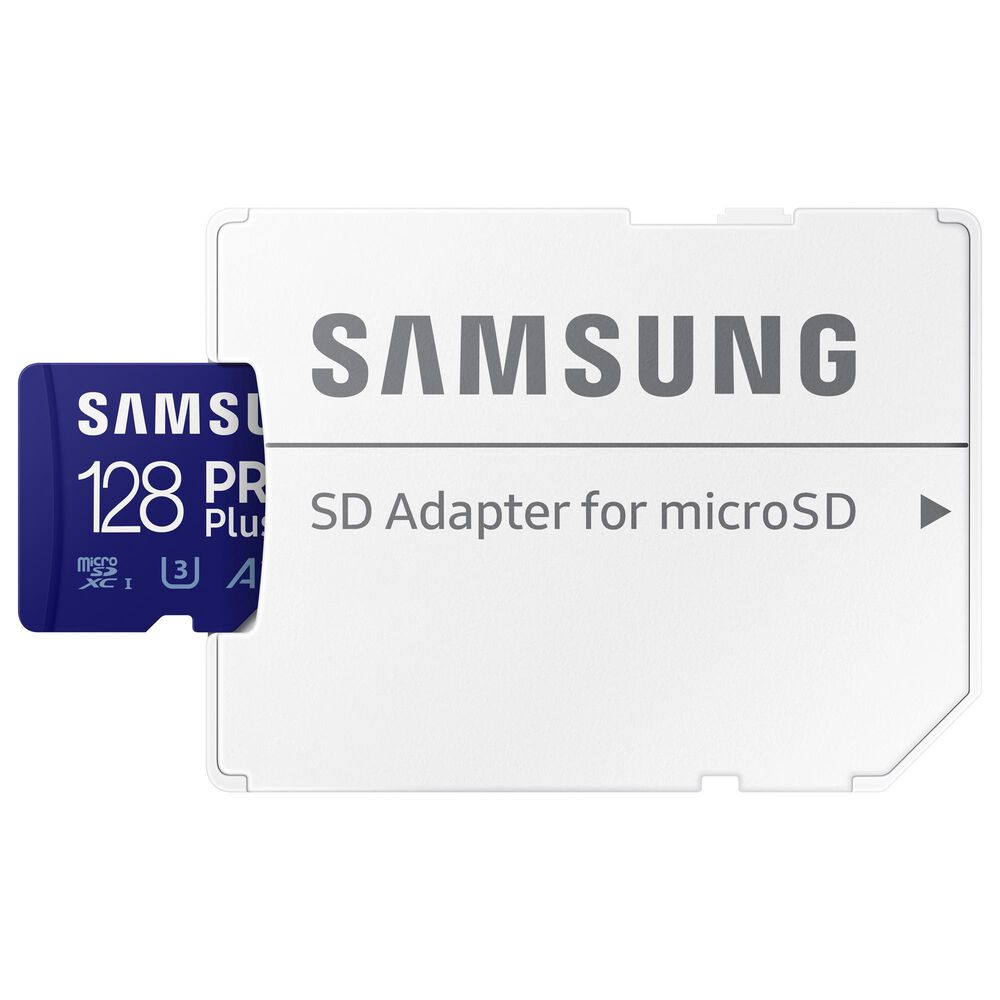 Samsung 128GB PRO Plus + Adapter microSDXC Memory Card, , large