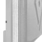 New Heritage Design Stardust Queen Panel Bed in White and Silver, , large