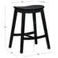Linon Home Decor Culver Counter Stool in Black (Set of 2), , large