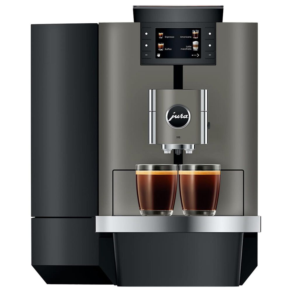 Jura X10 169.1 Oz Automatic Coffee Maker in Dark Inox, , large