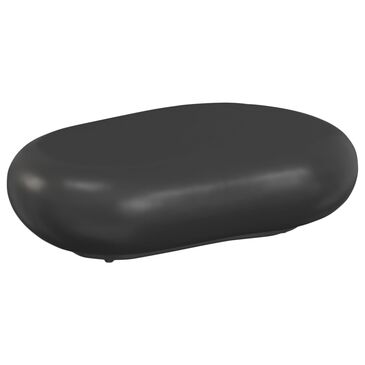 Sunset West Pebble Indoor/Outdoor Coffee Table in Dark Gray, , large