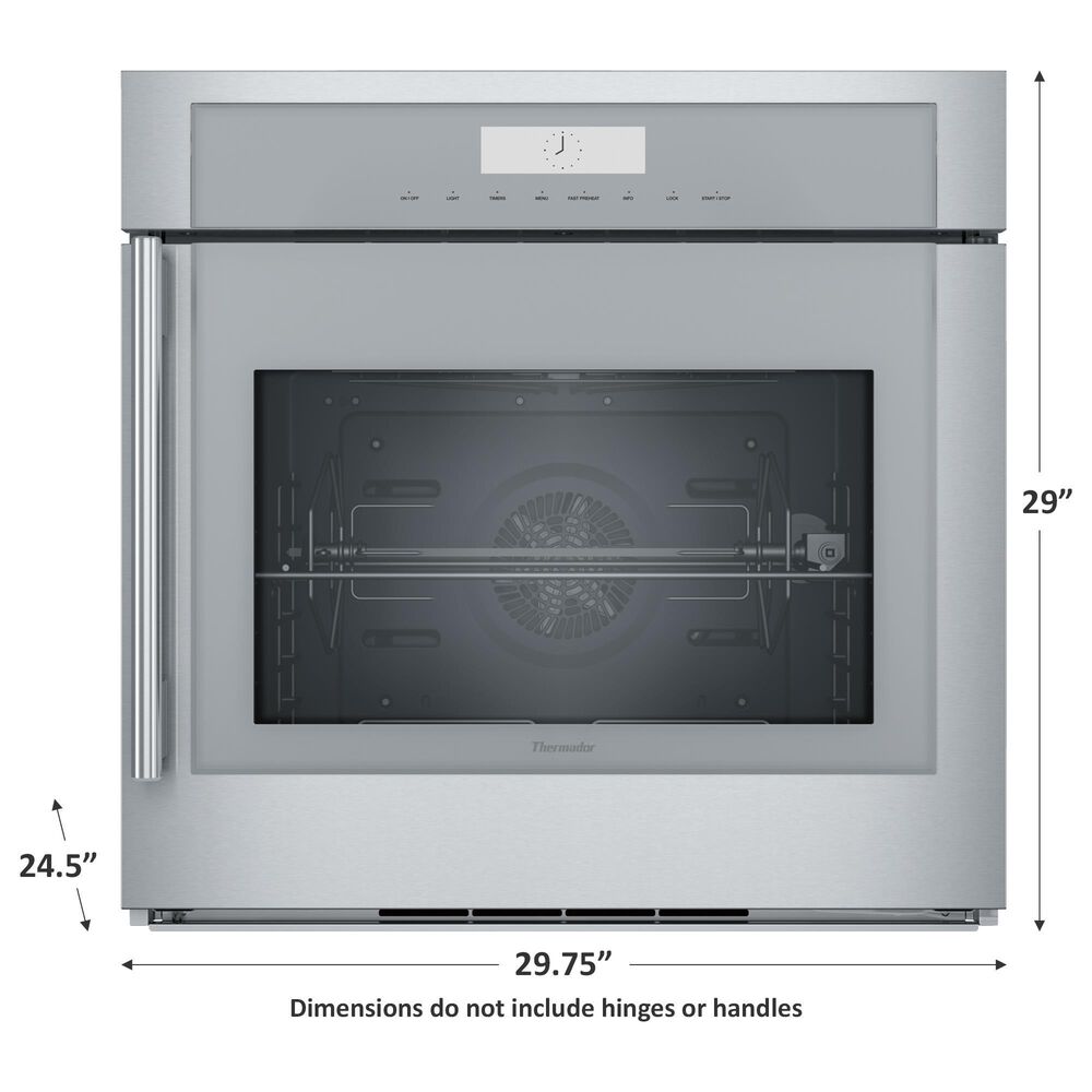 Thermador 30&quot; Masterpiece Single Built-In Oven with Right Side Door in Gray, , large