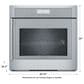 Thermador 30" Masterpiece Single Built-In Oven with Right Side Door in Gray, , large