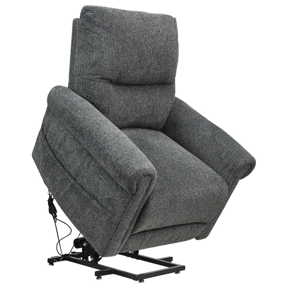 Ashley Aureta Power Lift Recliner in Charcoal, , large