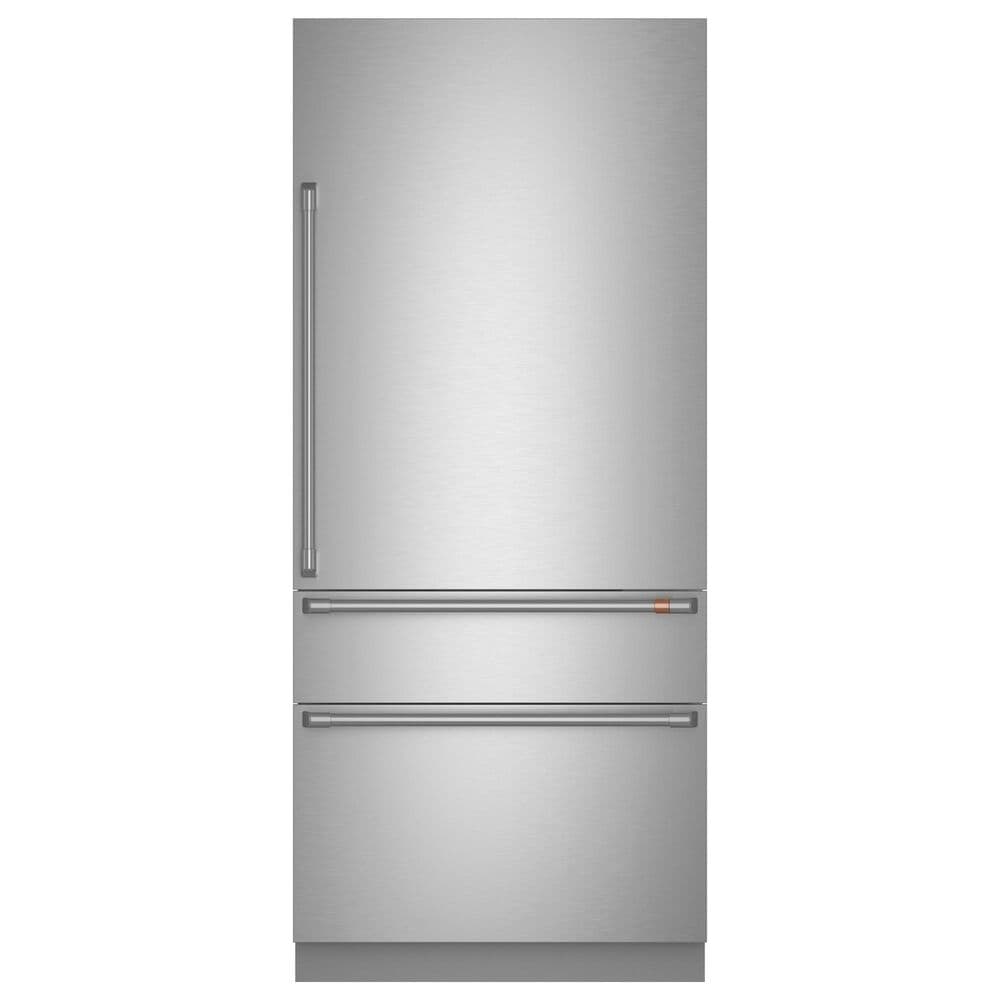 Cafe 20.1 Cu. Ft. Integrated Bottom Freezer Refrigerator with Right Hinge in Stainless Steel, , large