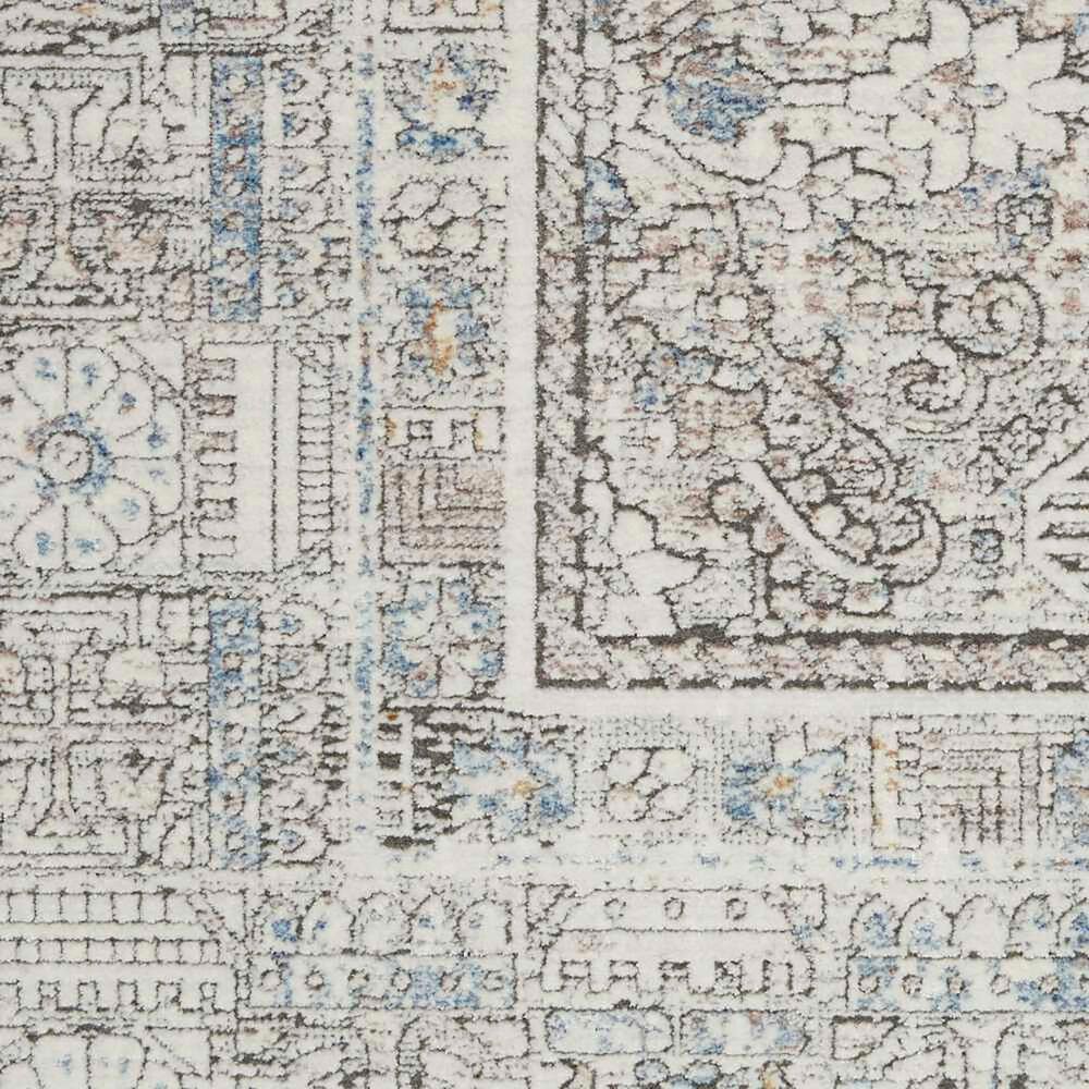 Nourison Starry Nights STN02 5&#39; x 7&#39; Cream and Grey Area Rug, , large