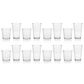 Libbey Glass Hoops 16-Piece Tumbler and Rocks Glass Set in Clear, , large