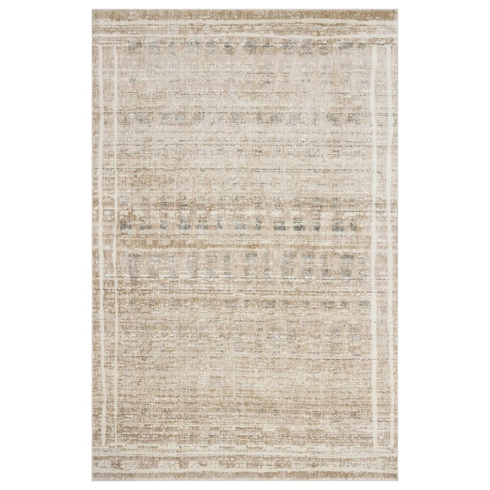 Loloi Bleecker Khaki and Natural 4" x 6" Area Rug, , large