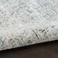 Nourison Grand Street Ivory and Blue 2"2" x 10" Runner, , large