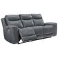 Ashley Mindanao Power Reclining Sofa in Steel, , large