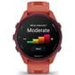 Garmin Forerunner 170 Music Smartwatch 42mm Red Pink Case with Red Pink and Mango Silicone Band, , large