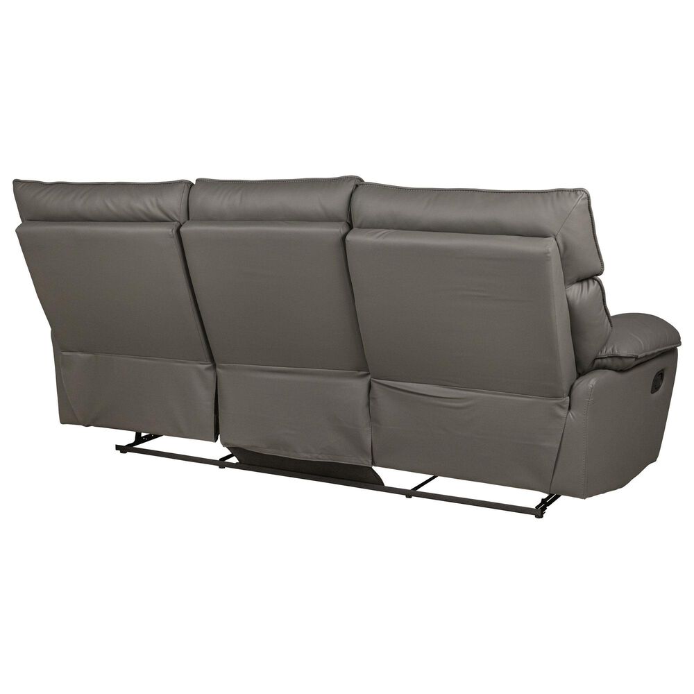 Mayberry Hill Wildcard Manual Motion Reclining Sofa in Aviarah Grey, , large