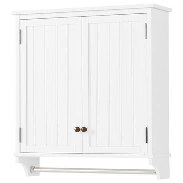 Timberlake Dover 29" Wall Bathroom Storage Cabinet in White, , large