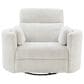 Ashley Gosaldo Power Swivel Glider Recliner in Silver, , large