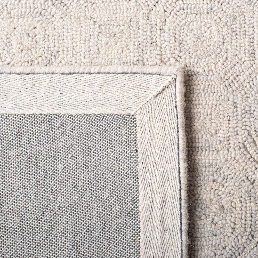 Safavieh Micro-Loop 10&#39; x 14&#39; Silver and Grey Area Rug, , large