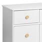 Babyletto Lolly 2 Piece Nursery Set in White and Natural, , large